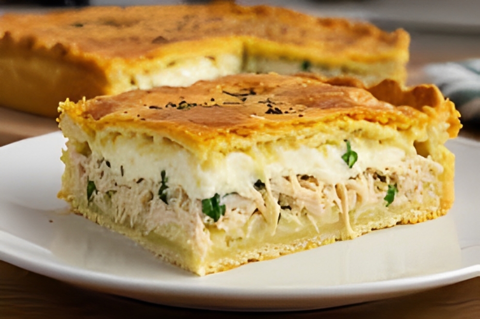 Torta Cremosa de Frango